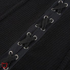 Black Grunge Knitted Turtleneck Dress: Stalking Style - The Cursed Closet