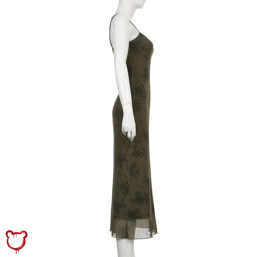 Black Grunge Mesh Dress - The Cursed Closet