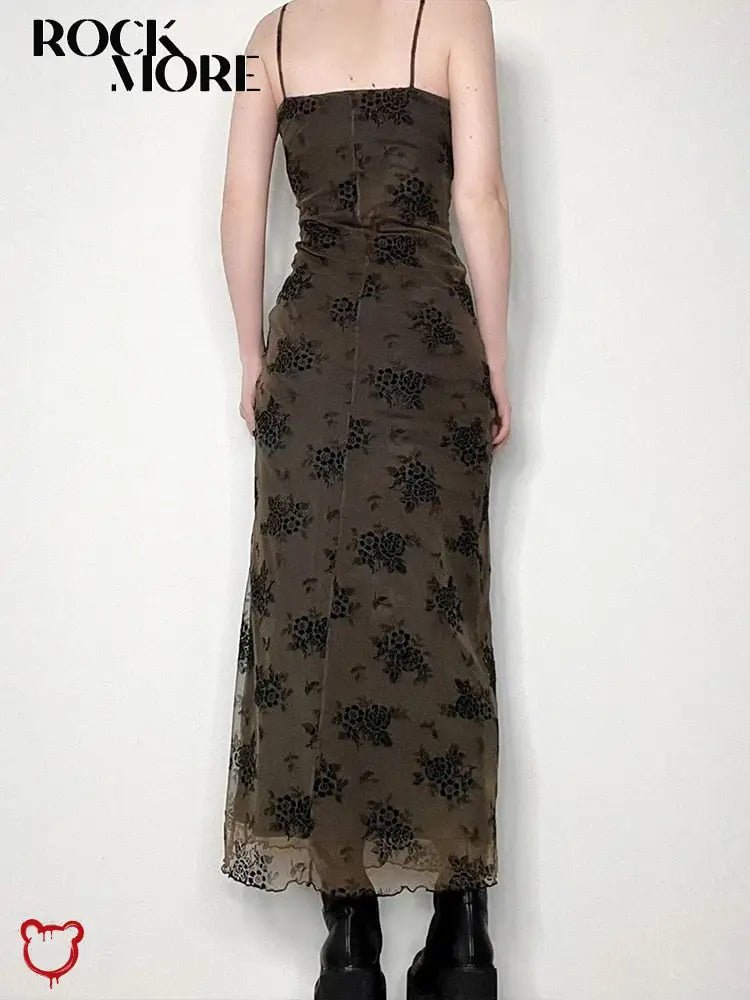 Black Grunge Mesh Dress - The Cursed Closet