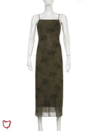 Black Grunge Mesh Dress - The Cursed Closet