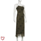 Black Grunge Mesh Dress - The Cursed Closet