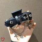 Black Hair Clip with Alternative Buckle - The Cursed Closet