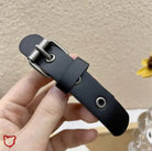 Black Hair Clip with Alternative Buckle - The Cursed Closet