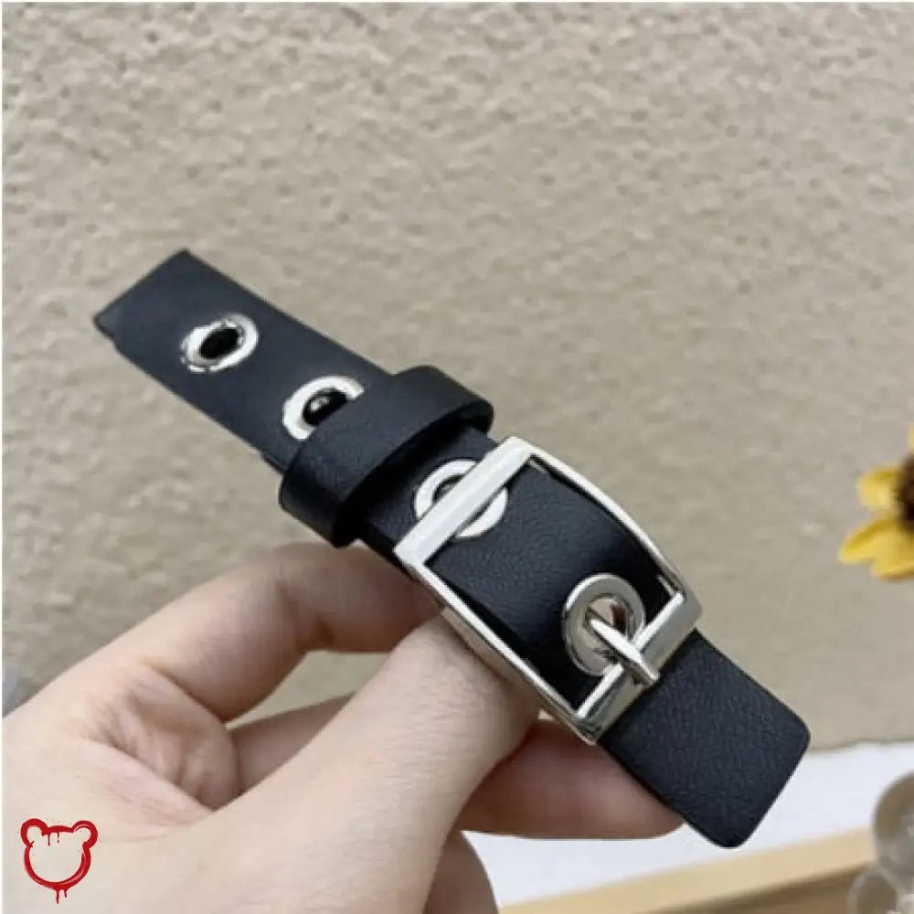 Black Hair Clip with Alternative Buckle - The Cursed Closet
