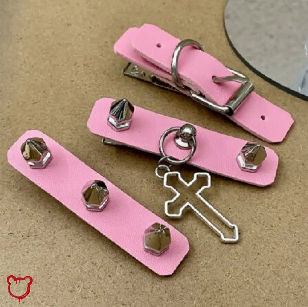 Black Hair Clip with Alternative Buckle - The Cursed Closet