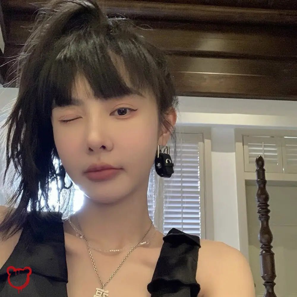 Black Hair Clip with Alternative Buckle - The Cursed Closet