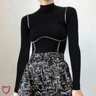 Black Harajuku Top - The Cursed Closet