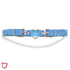 Black Heart Garter Leg Harness (11 colors) - The Cursed Closet