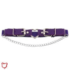 Black Heart Garter Leg Harness (11 colors) - The Cursed Closet