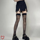 Black Heart Stockings - The Cursed Closet