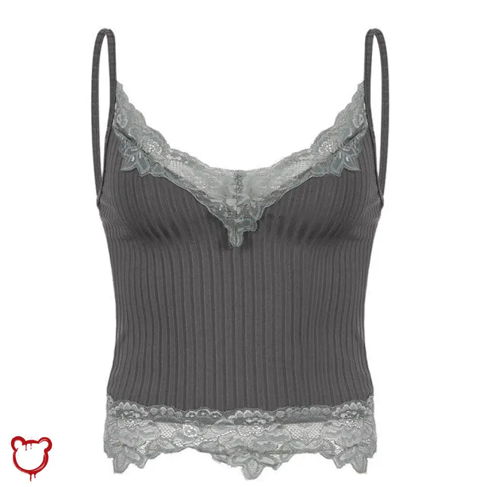 Black Lace Crop Top - The Cursed Closet