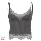 Black Lace Crop Top - The Cursed Closet