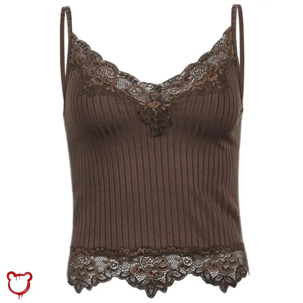 Black Lace Crop Top - The Cursed Closet