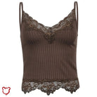 Black Lace Crop Top - The Cursed Closet