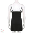 Black Lace Gothic Bow Dress - The Cursed Closet