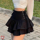 Black Lace Pleated Skirt' - The Cursed Closet