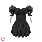 Black Lace Sleeve Dress' - The Cursed Closet