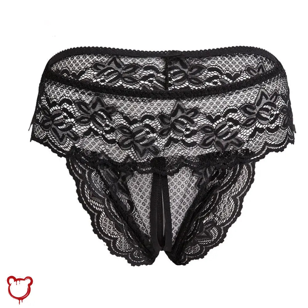 Black Lace Stage Underwear - The Cursed Closet
