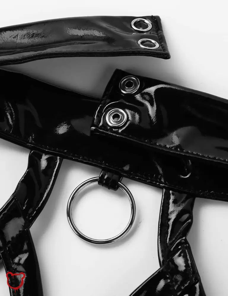 Black Latex Bodysuit - The Cursed Closet