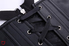 Black Leather Waist Corset - The Cursed Closet