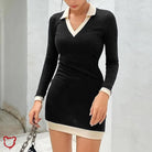 Black Long Sleeve Dress - The Cursed Closet