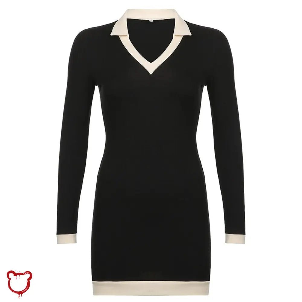 Black Long Sleeve Dress - The Cursed Closet