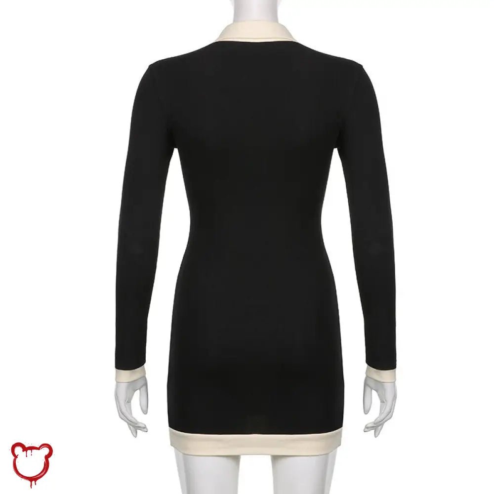 Black Long Sleeve Dress - The Cursed Closet