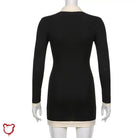 Black Long Sleeve Dress - The Cursed Closet