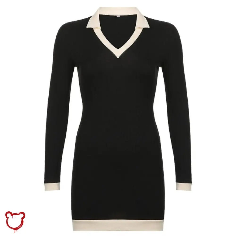 Black Long Sleeve Dress - The Cursed Closet