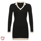Black Long Sleeve Dress - The Cursed Closet