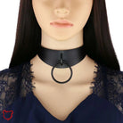 Black Mamba Leather Goth Choker - The Cursed Closet