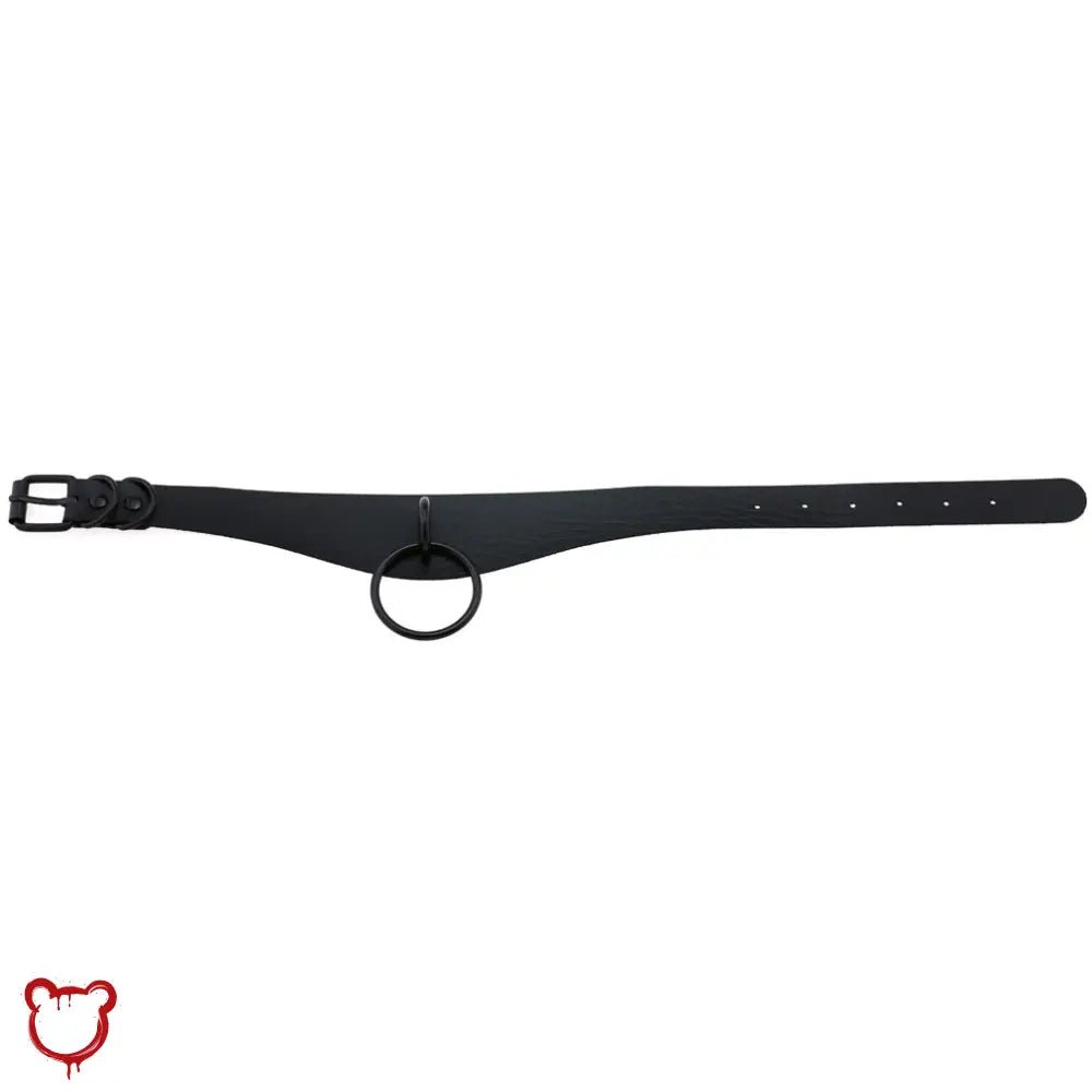 Black Mamba Leather Goth Choker - The Cursed Closet