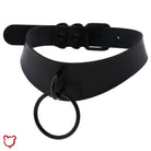 Black Mamba Leather Goth Choker - The Cursed Closet