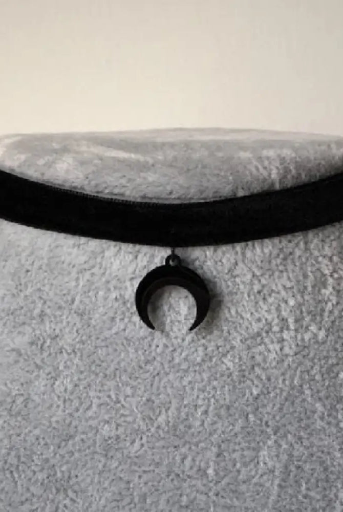 "Black Moon Choker" - The Cursed Closet