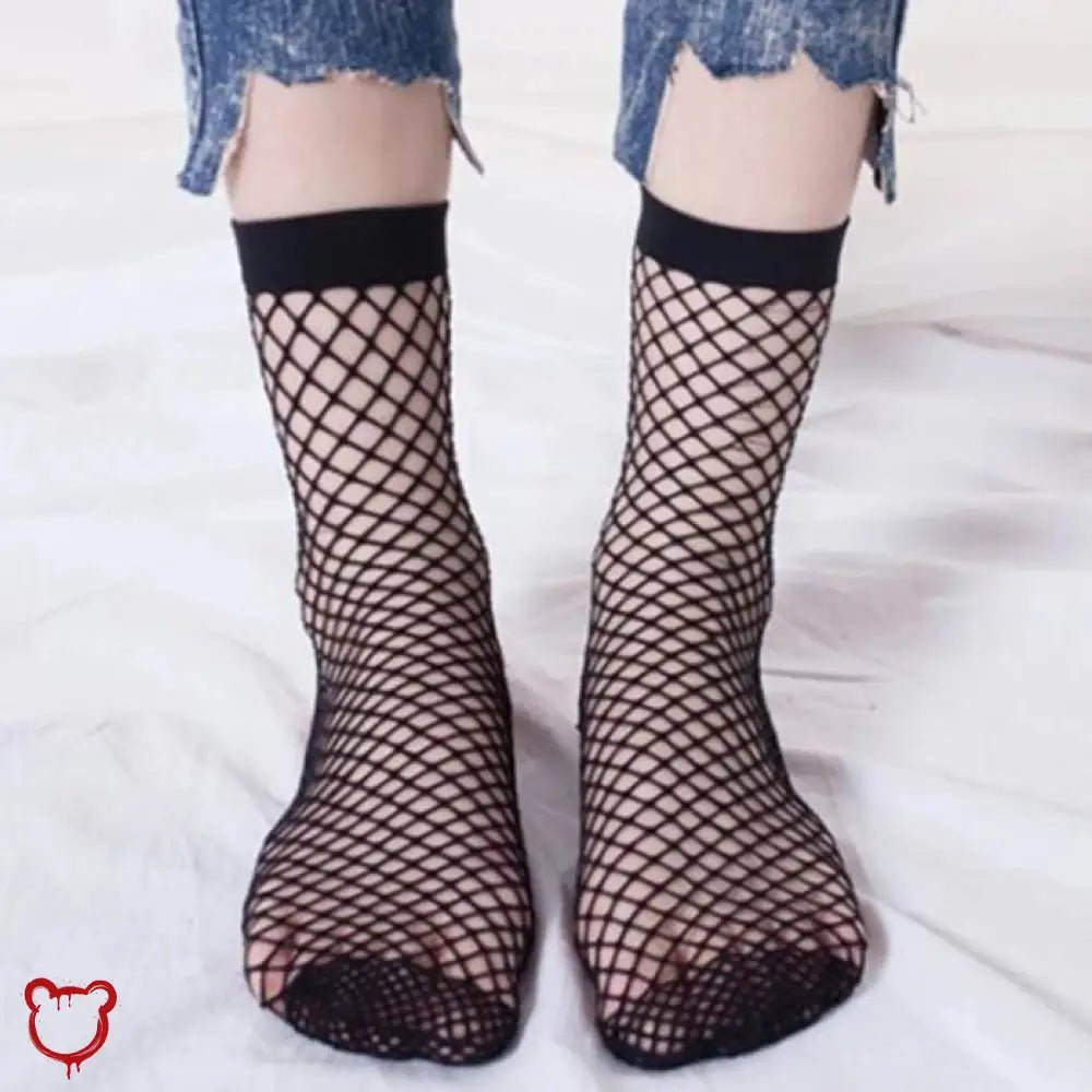 Black Net Socks - The Cursed Closet