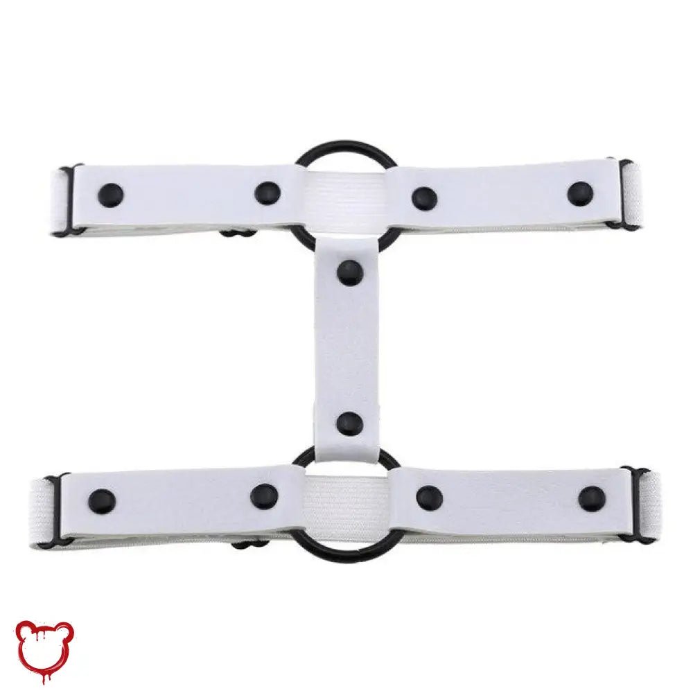 Black 'O' ring garter (1) "O - Ring Black Garter (1)" - The Cursed Closet