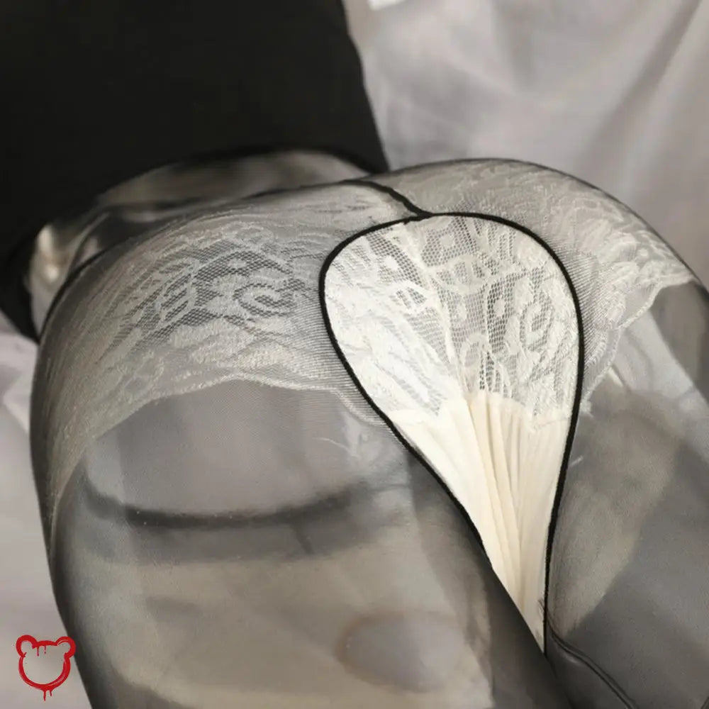 Black Open Crotch Stockings Accessories