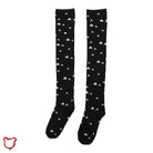 Black Over Knee Socks - Rising Star - The Cursed Closet