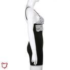 Black Patchwork Lace Dress - The Cursed Closet