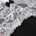 Black Patchwork Lace Dress - The Cursed Closet