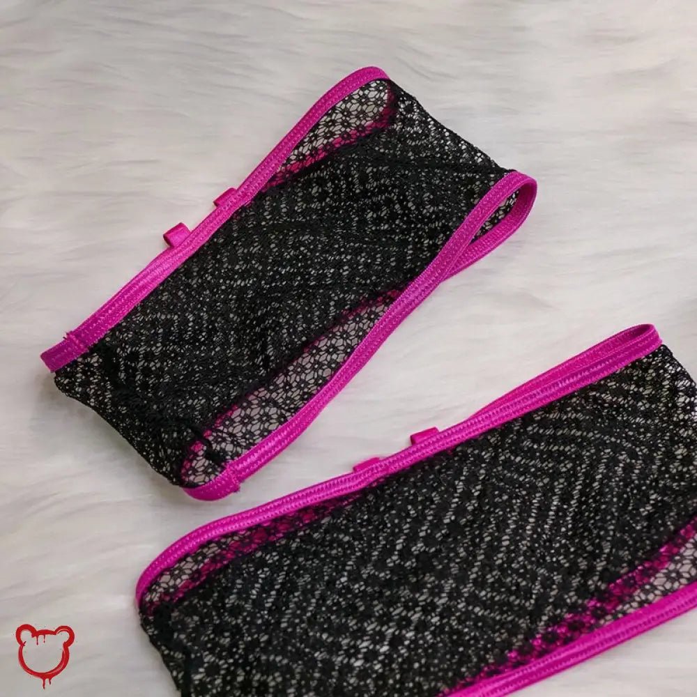 Black Pink Lingerie Set - The Cursed Closet