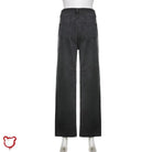 Black Ripped Denim Pants - The Cursed Closet