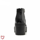 Black Rivet Faux Leather Platform - The Cursed Closet