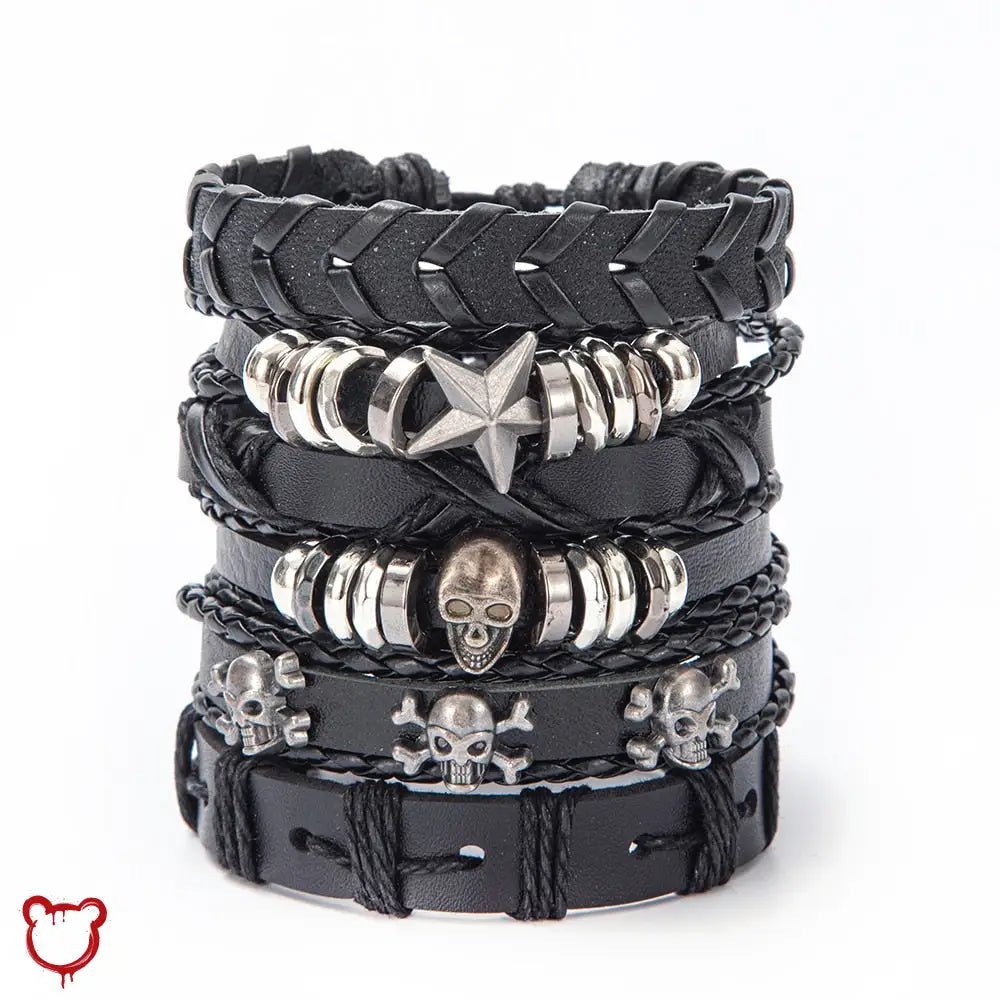 Black Skull Bracelet - The Cursed Closet