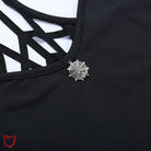 Black Spider Web Bodycon Dress - The Cursed Closet