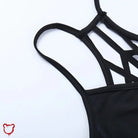 Black Spider Web Bodycon Dress - The Cursed Closet