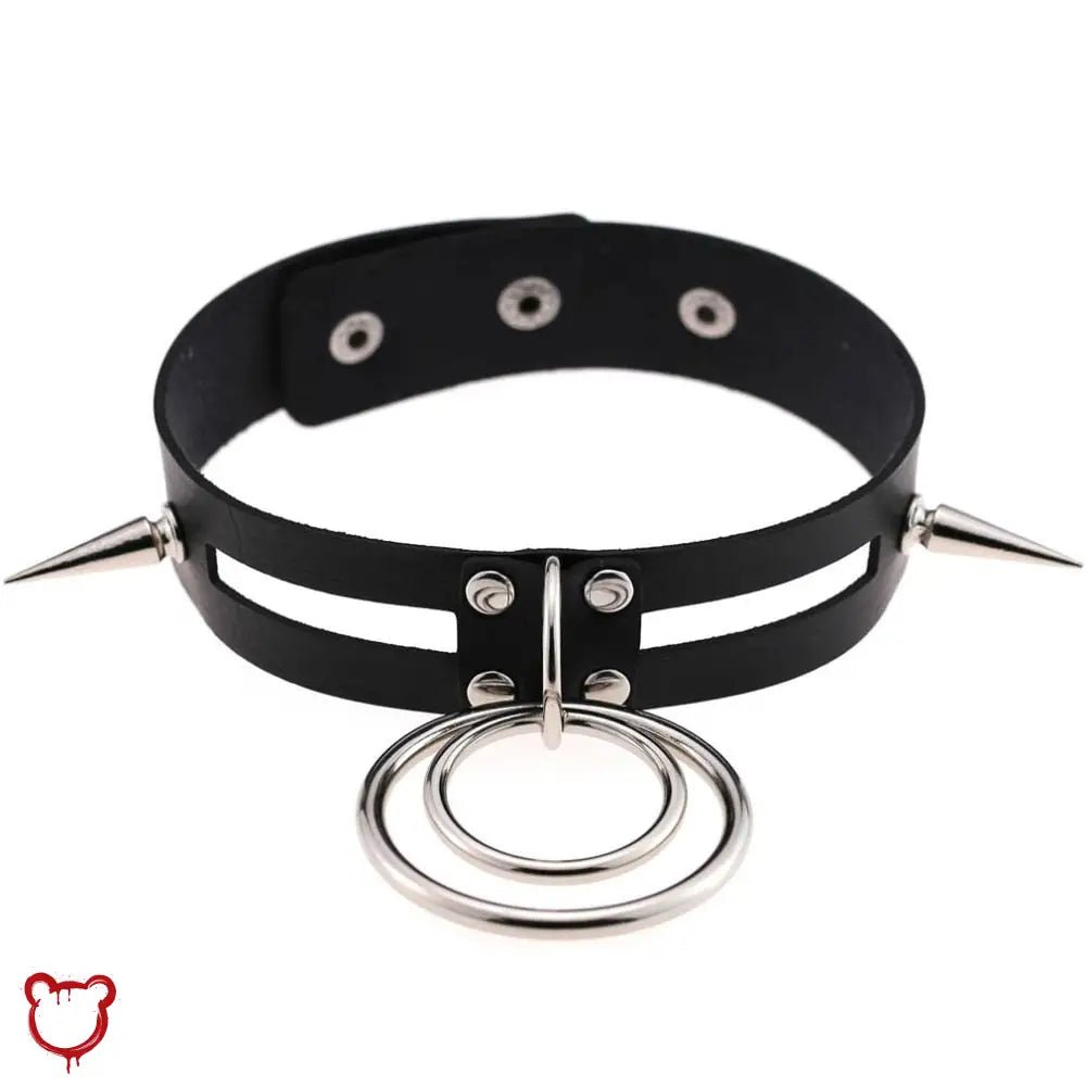 Black Spike Choker (11 Shades) - The Cursed Closet
