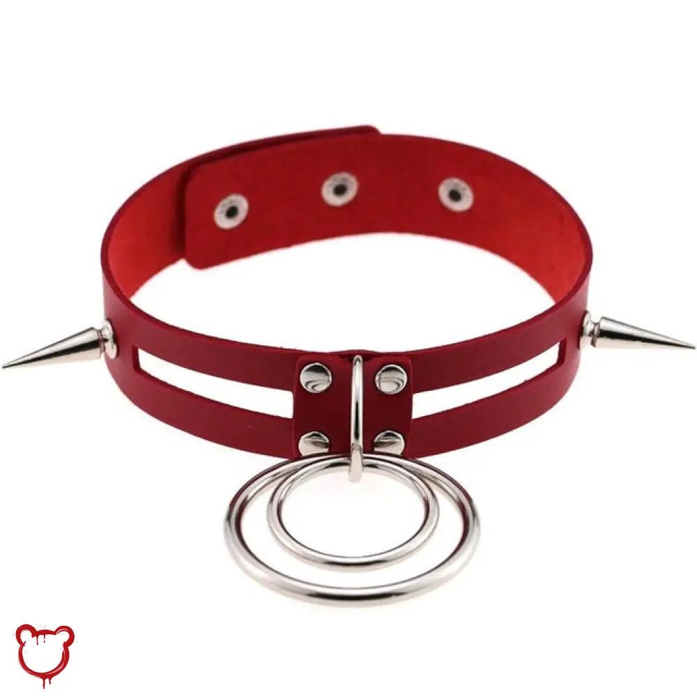 Black Spike Choker (11 Shades) - The Cursed Closet