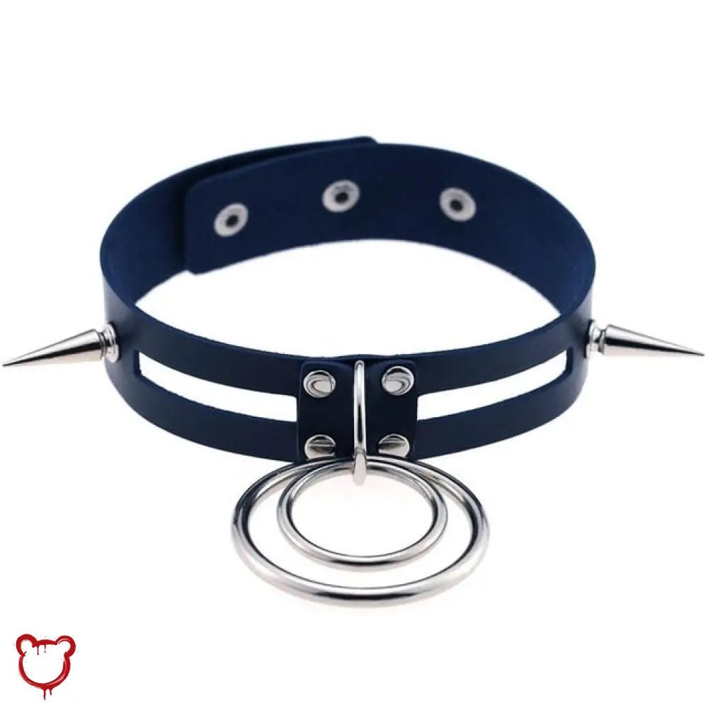 Black Spike Choker (11 Shades) - The Cursed Closet