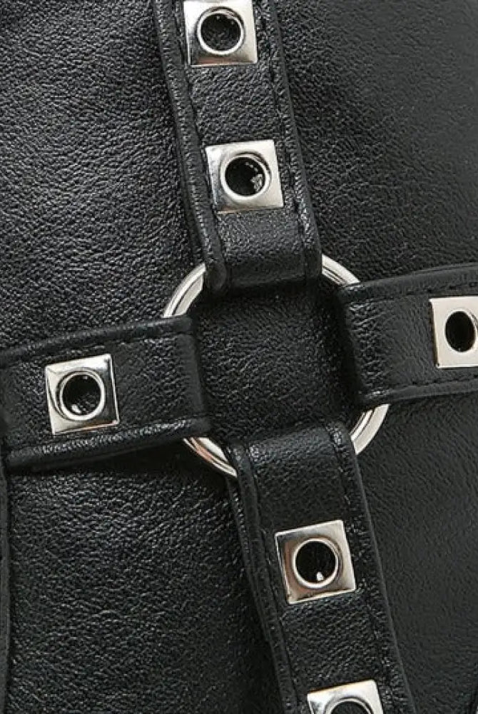 Black Studded Goth Boots